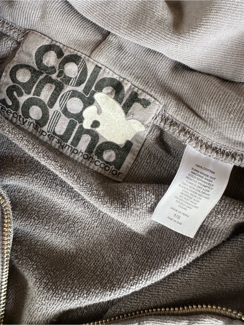 Freecity Zip Up Hoodie Grey Graphic In Super Symphonic Color Unisex S Streetwear - Picture 5 of 7